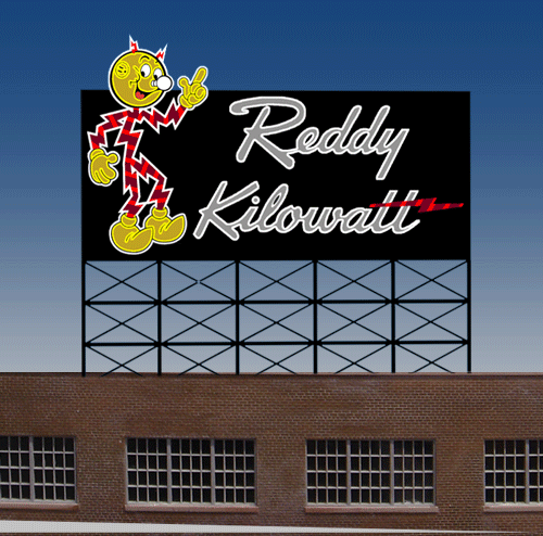Large Model Reddy Kilowatt Animated & Lighted Sign