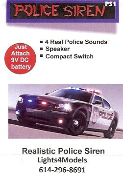 Model Police Vehicle Siren