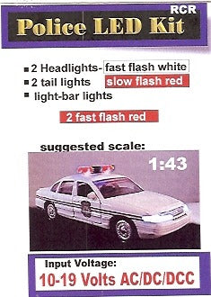 Bright Red Flashing LEDs for Emergency Vehicles