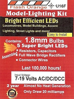 Small Bright flashing Orange LED