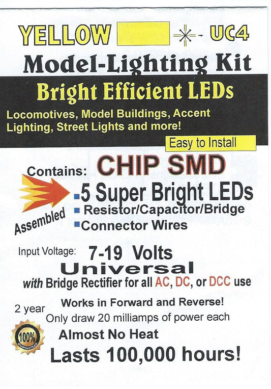 Bright Yellow UC4 SMD LED