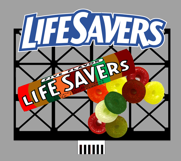 88-0851 Lifesaver 3D Billboard by Miller Signs