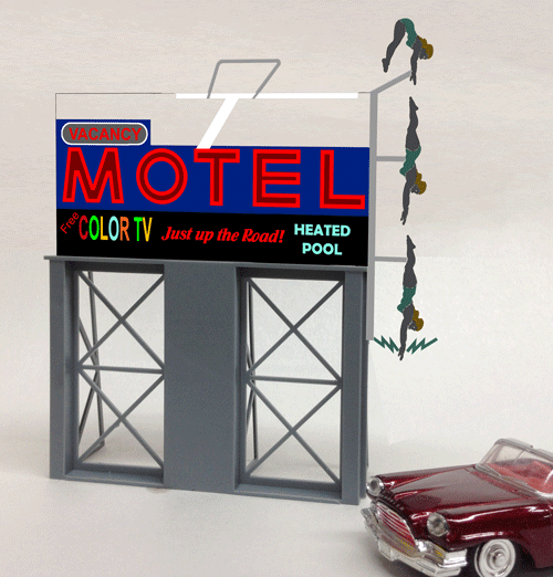 Roadside Motel Billboard