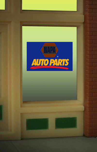Auto Quote Window Sign 8895 NAPA Auto Parts Window Sign – Lights4Models