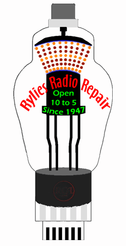 Model Rylies Radio Repair Animated & Lighted Billboard