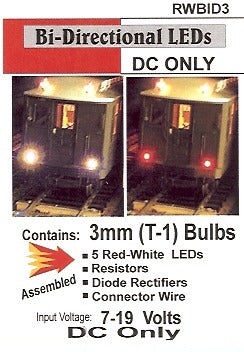 Bi-Directional Red/White LED