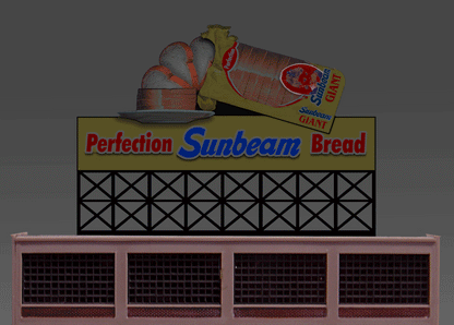 44-3302 Sunbeam Bread (Small) by Miller Signs