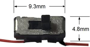 small slide on/off switch PKG – Lights4Models