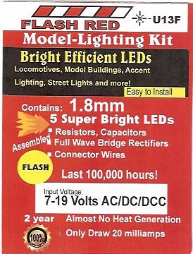 Small Bright Flashing Red LED