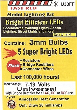 Bright Fast Flashing Red LED