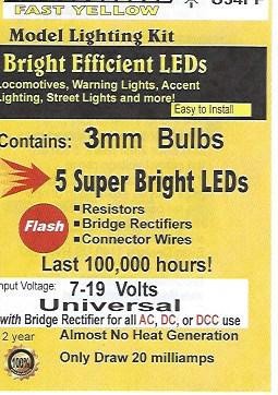 Falst flashing Yellow LED