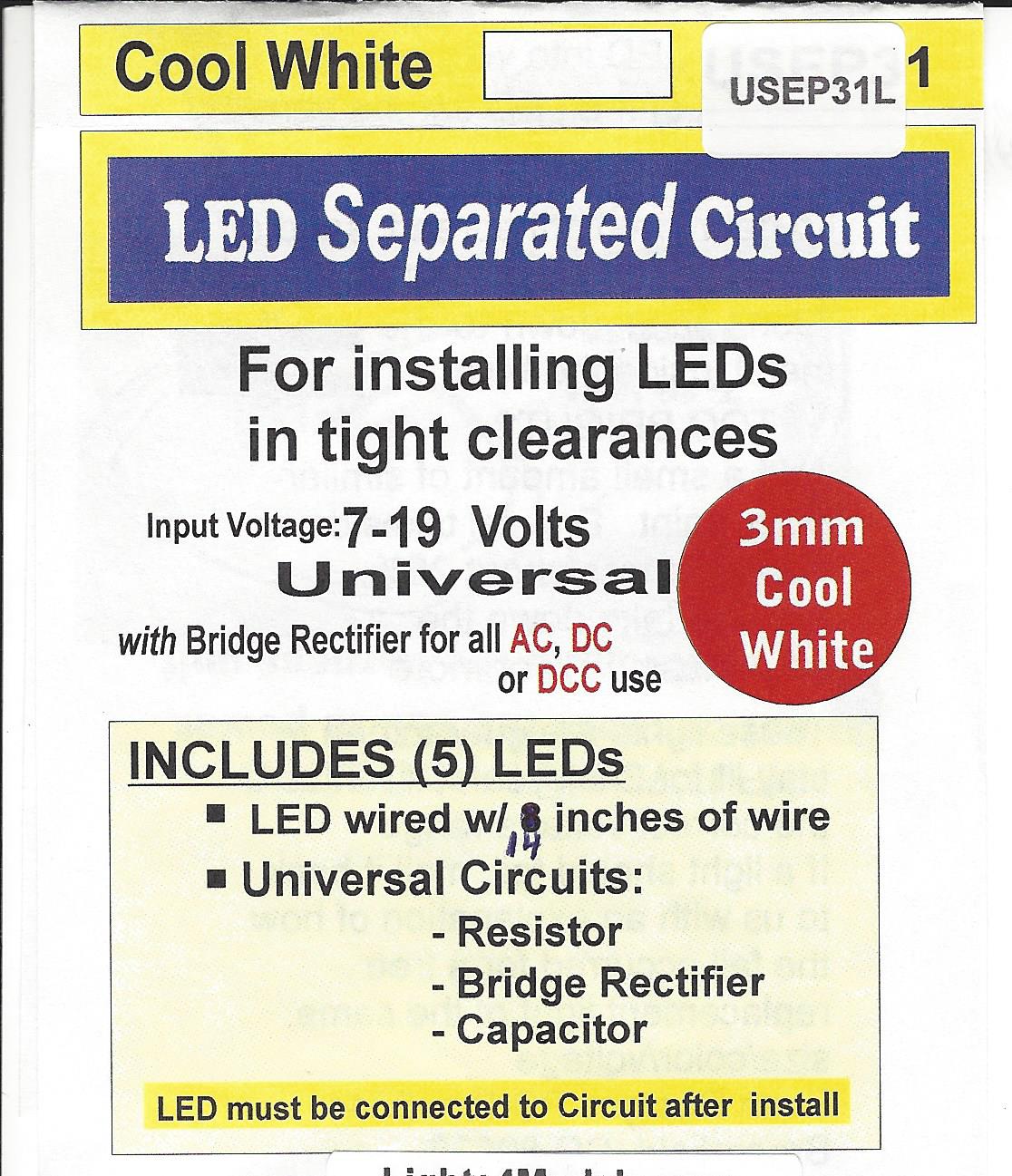 USEP31L Separated 3mm cool white Circuit by Evan Designs-0