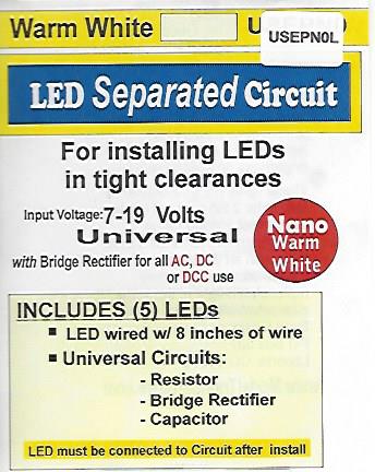 USEPN0L Separated Nano warm white Circuit by Evan Designs-0