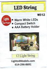 WS12 Warm White LED String of Lights by Evan Designs-0
